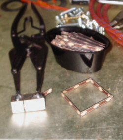 inlay cut and mitered